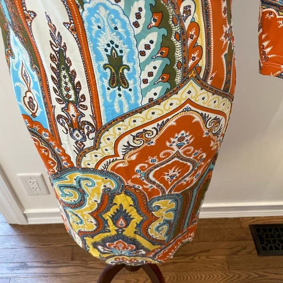 J. McLaughlin Patterned Retro Style Dress - Picture 7 of 12